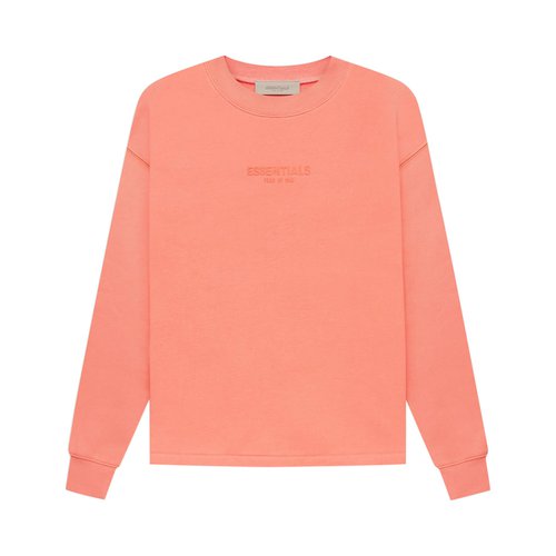 Fear of God Essentials Relaxed Crewneck - Coral - 192SU222072F