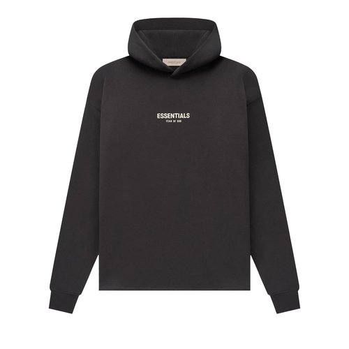 Fear of God Essentials Relaxed Hoodie - Iron - FOG-SS22-148