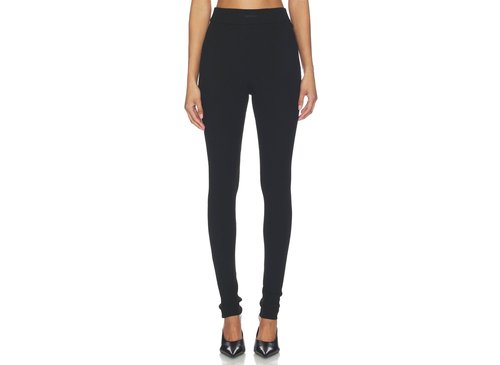 Fear of God Essentials Rib Knit Legging - Vintage Black - 192SP269051FW