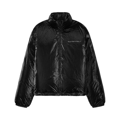 Fear of God Essentials Ripstop Nylon Puffer Jacket - Metallic Black - 202HO258181F
