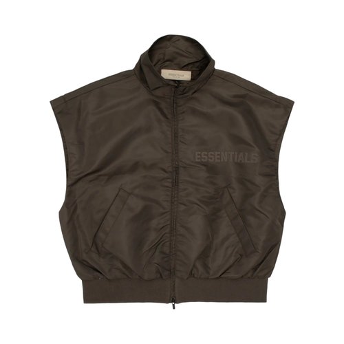 Fear of God Essentials Running Vest - Off Black - 202SU225005FW