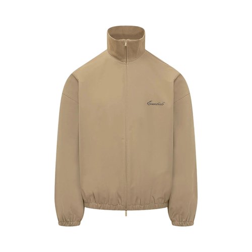 Fear of God Essentials Signature Full Zip Track Jacket - Dune - 202SP264592F