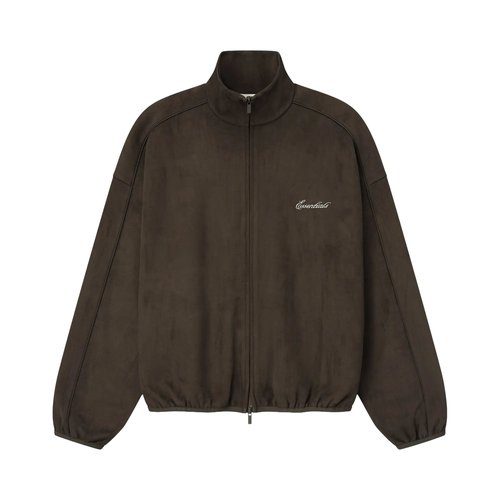 Fear of God Essentials Signature Modern Track With Piping Jacket - Brown - 192SP266942F