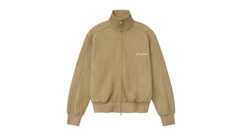 Fear of God Essentials Signature Vintage Track Jacket - Dune - 192SP267432FW