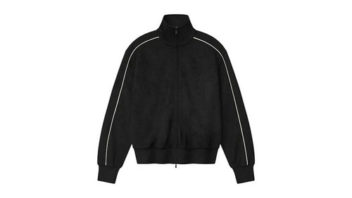 Fear of God Essentials Signature Vintage Track Jacket - Vintage Black - 192SP267431FW
