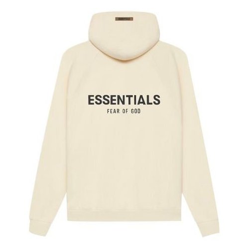 Fear of God Essentials Pull-Over Hoodie 'Buttercream' - FOG-SS21-574 ...