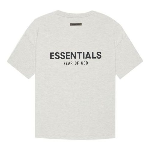 Fear of God Essentials SS21 Short Sleeve Tee Light Heather Oatmeal