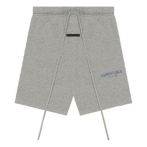 Fear of God Essentials SS21 Sweatshort Dark Heather Oatmeal - FOG-SS21-619
