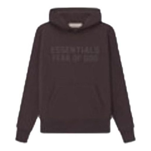 Fear of God Essentials SS23 Logo Hoodie - Plum purple - FOG-SS23-204