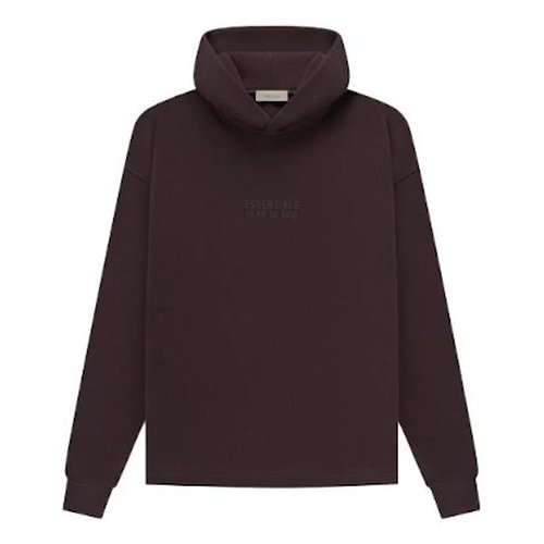 Fear of God Essentials SS23 Relaxed Hoodie - Plum purple - FOG-SS23-336