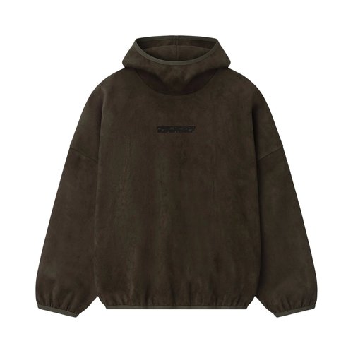 Fear of God Essentials Suede Fleece Modern Hoodie - Brown - 192HO256943F
