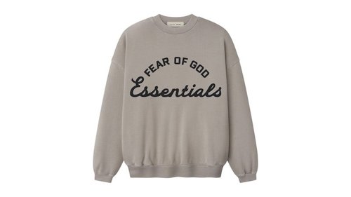 Fear of God Essentials 90's Crewneck Sweatshirt - Faded Seal - 192SP264453F