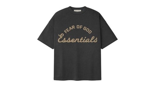 Fear of God Essentials 90's Short-Sleeve Tee - Faded Iron Grey - 125SP264111F