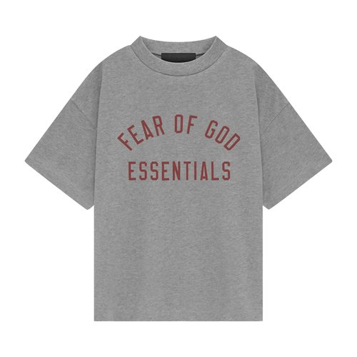 Fear of God Essentials Tri-Blend Crewneck Tee - Dark Heather - 125BT245441FW