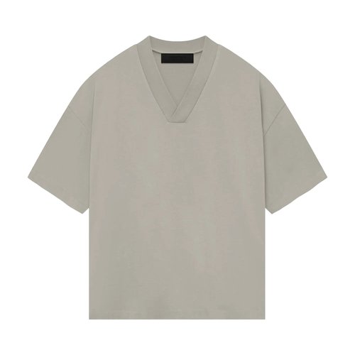 Fear of God Essentials V Neck T-Shirt - Seal - 125SP244215F