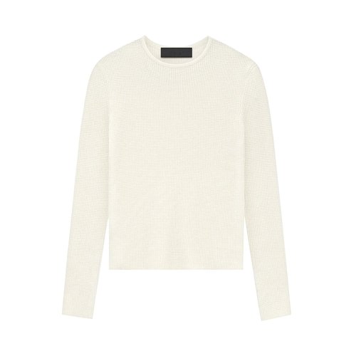 Fear of God Essentials Waffle Fitted Long-Sleeve Sweater - 192BT247242FW