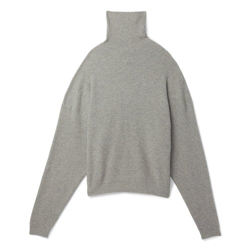 Fear of God Essentials Waffle Turtleneck | Grey | Size M - 192BT246141F