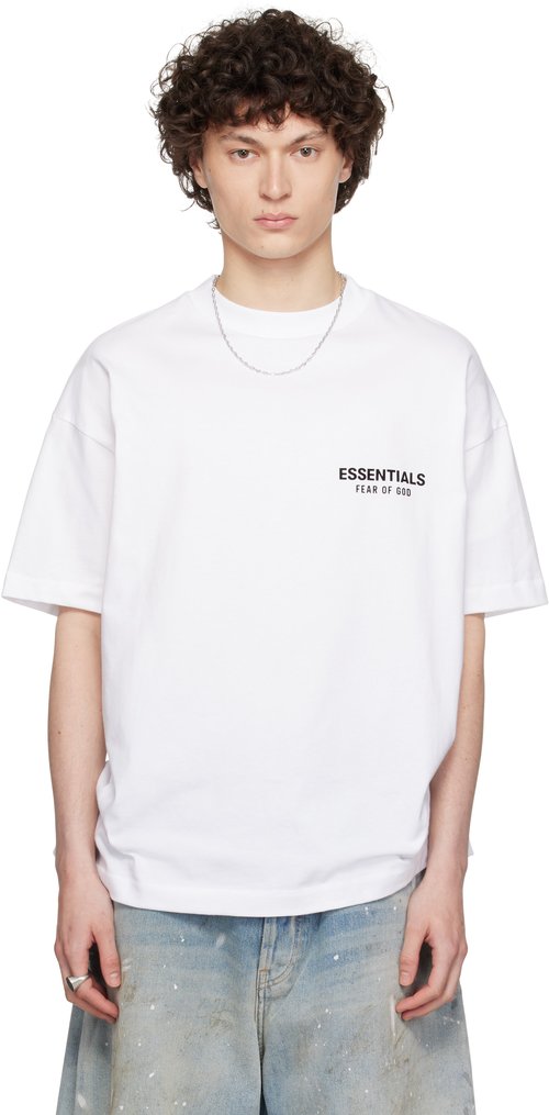 Fear of God Essentials Classic Fit T-Shirt - White - 125AS254192F