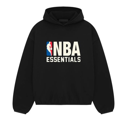 Fear of God Essentials x NBA Hoodie - Black - 192AL246401F
