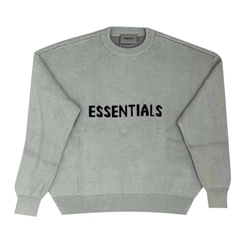 Fear of God Essentials x SSENSE Knit Sweater - Concrete - FOG-FW21-108