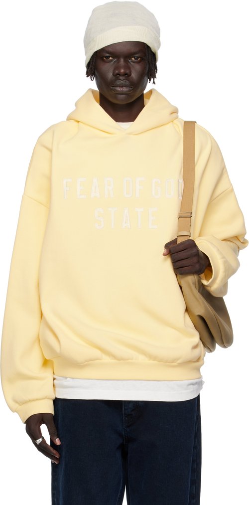 Fear of God Essentials 90s Hoodie - Garden Yellow - 192SP256218F