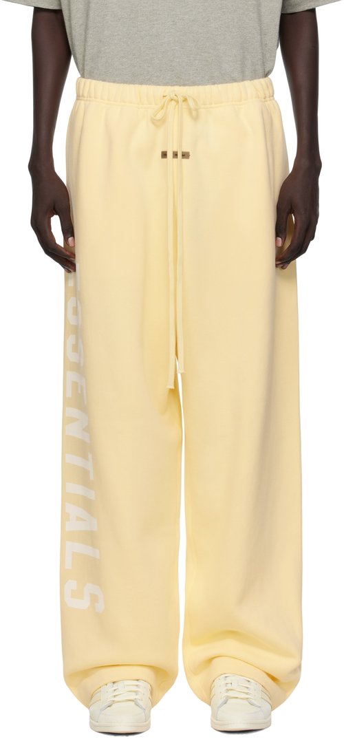 Fear of God Essentials Lounge Fleece Sweatpant - Garden Yellow - 130SP254328F