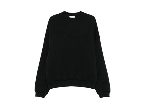 Fear of God Eternal Crewneck Sweatshirt - Black Base - FGE250-5141FLC001