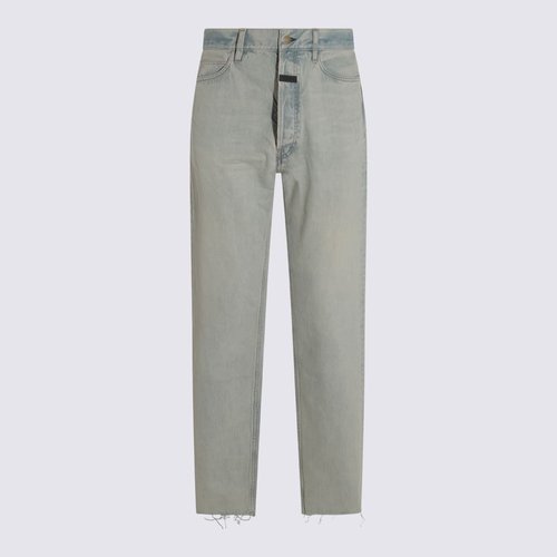 Fear of God Light Blue Vintage Cotton Denim Jeans - FGE2-4040-8DN-M427