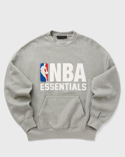 Fear of God Essentials x NBA Sports Fit Crewneck - Concrete Heather - 192NB256502F