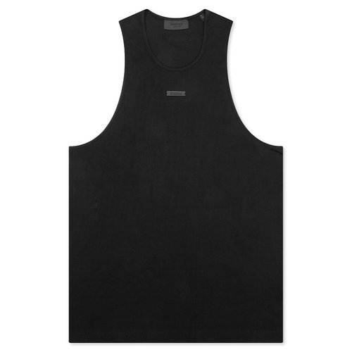 Fear of God Essentials Ribbed Tank Top - Black - 125BT244230F