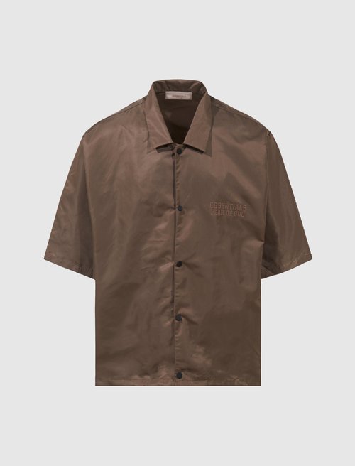 Fear of God Short Sleeve Nylon Shirt - 186S-2240-4F-WOOD