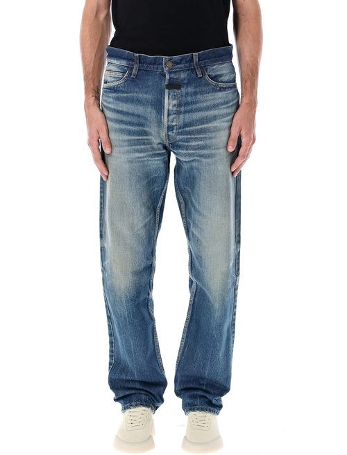 Fear of God Vintage Wash Straight Jeans - FG25-W454-3DN-411