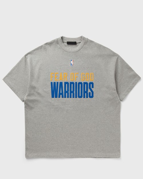 Fear of God Essentials x NBA Warriors 90's Tee - Concrete Heather - 125NB252009F