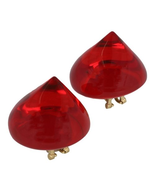 Ferragamo Large Sculptural Clip On Earrings - Multicolor