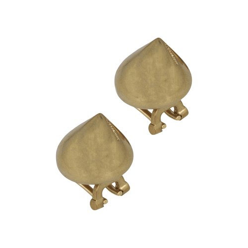 Ferragamo Small Sculptural Clip On Earrings - 7.0677