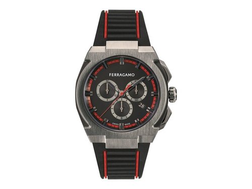 Ferragamo Supreme Chrono Silicone SFK200323 Watch - Stainless Steel