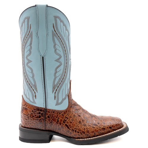 Ferrini Women's Kai Square Toe Boots Turtle Print - Light Brown 9259361