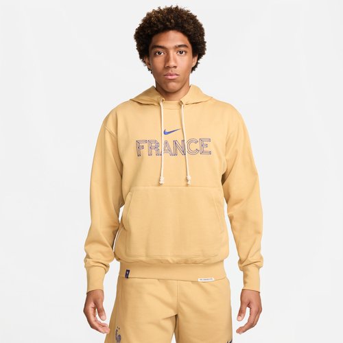 FFF Standard Issue Nike Dri-FIT Soccer Pullover Hoodie - Club Gold/Bright Blue - FJ7880-714