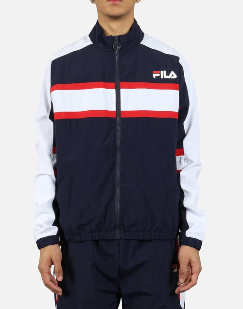 FILA CARTER COLORBLOCK WOVEN JACKET - Navy - LM911445-410