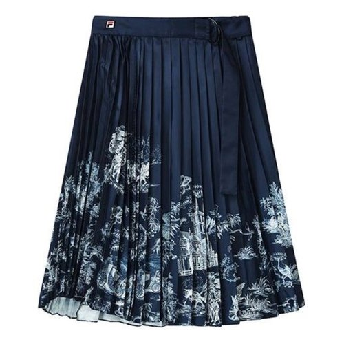 FILA Casual Long Skirt - Navy - F11W238-07F