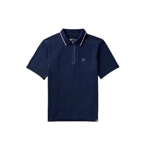 FILA Challenger Cable Zip Polo Shirt - LM43E984-400