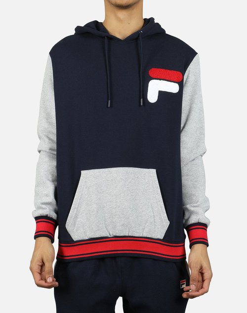 FILA CHAMP LOGO HOODIE - Navy - LM1834AD-411