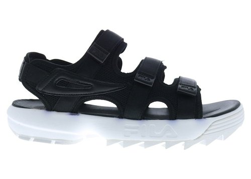 FILA Disruptor Sandal - Black/White - 1SM00069-013