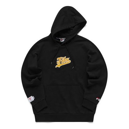 FILA FUSION Embroidered Logo Knit - Black - T11M112-05F