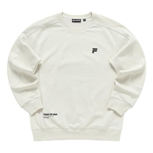 FILA FUSION Letter Printed Sweatshirt - Grey/Black - T11M341-04F