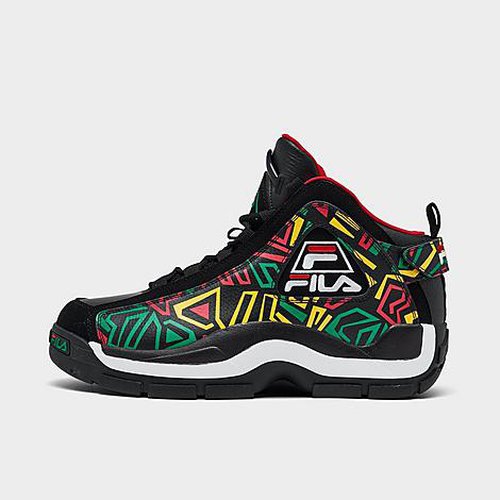 FILA Grant Hill 2 | Size 9.5 - Black/Jelly Bean/Lemon - 1BM01260-041