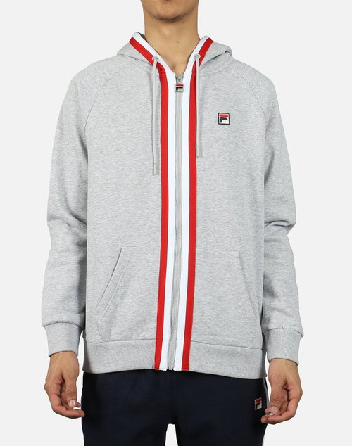 FILA JONAS FULL-ZIP HOODIE - Grey - LM1838AM-289