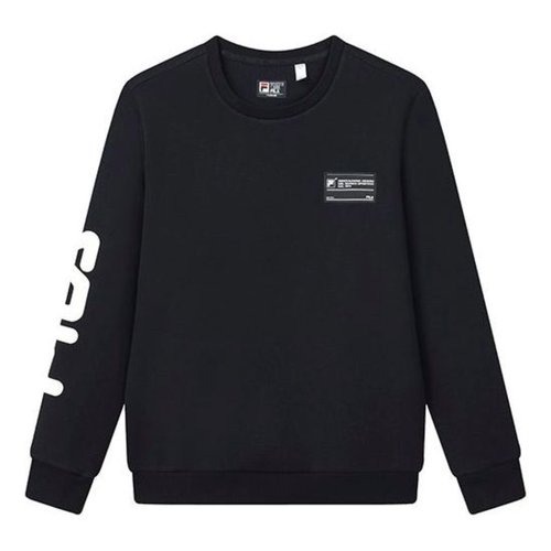 FILA Logo Print Sports Pullover - Black - F11M149-08F