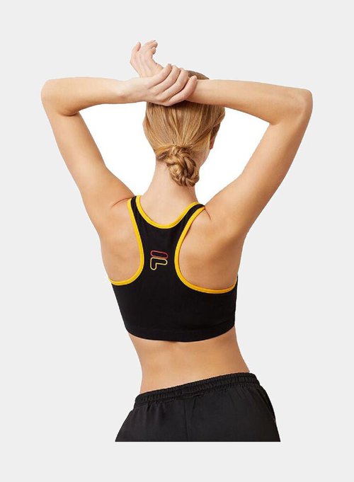 FILA Rebeca Bra Top - Black/Gold - LW911124-001