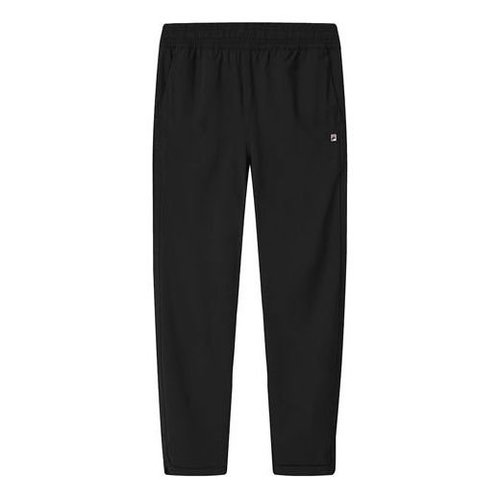 FILA Thin and light Woven Straight Casual Long Pants - Black - F11W128-10F